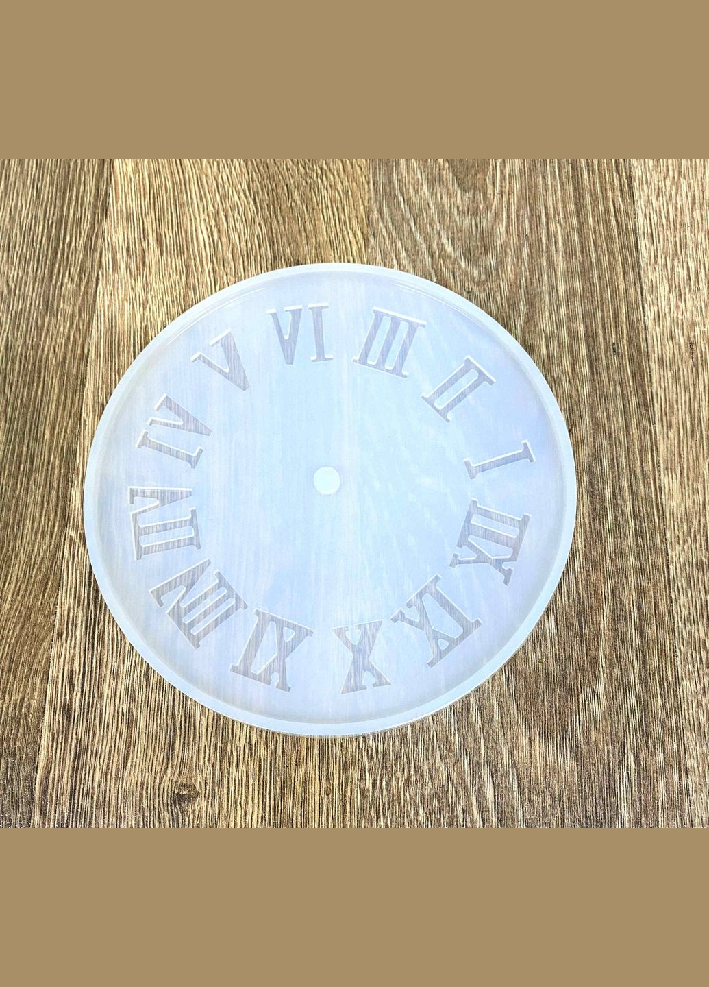 Форма молд для создания часов из эпоксидной смолы Римский циферблат 150 мм No Brand 5359 (330805566)