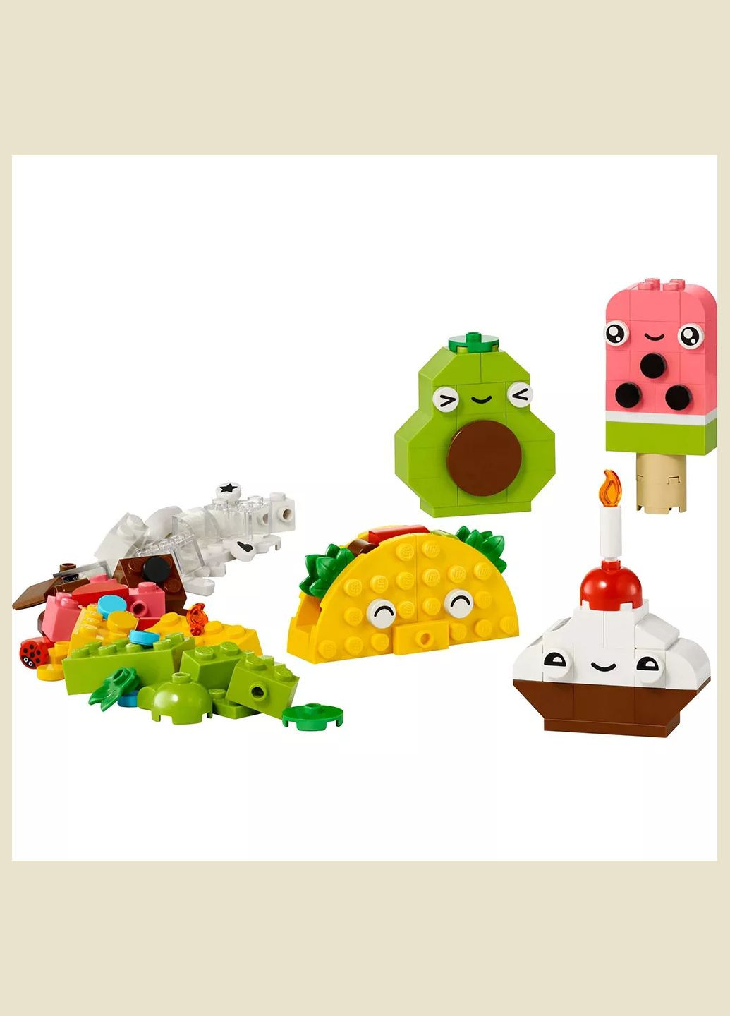 Конструктор Classic Творчі друзі з їжею (11039) Lego (333252356)
