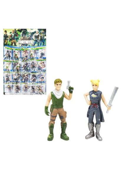 Фігурки Fortnite набір 20 персонажів пластикові іграшки для колекціонування та гри ProDobro (367100159)