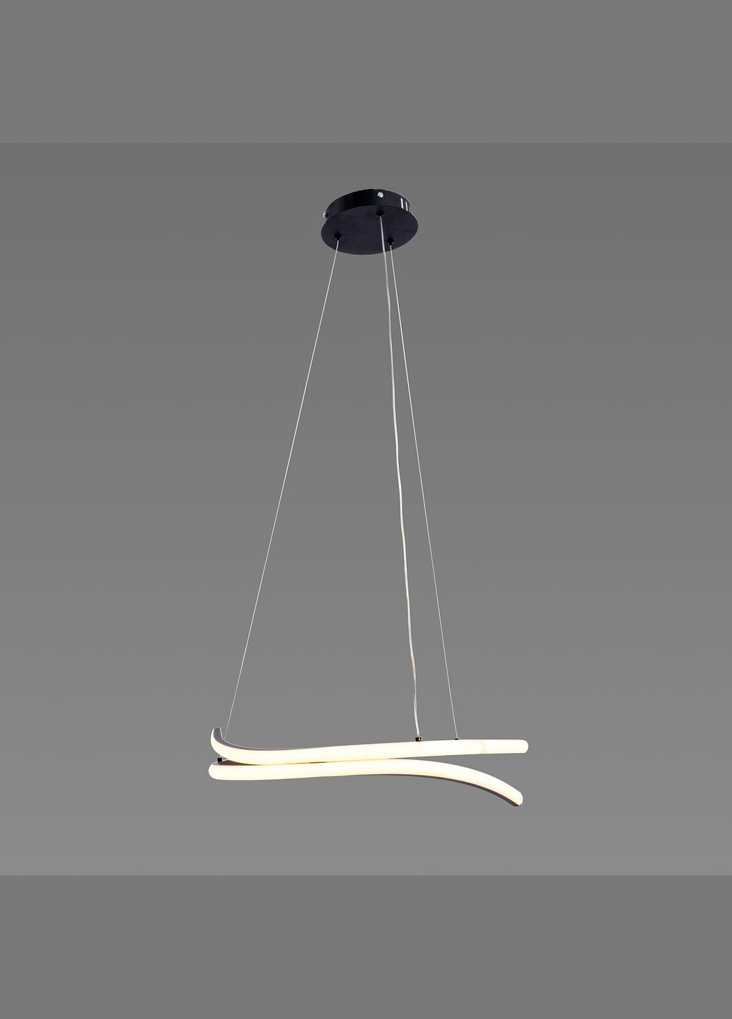 Люстра підвісна світлодіодна LCD3052 BK чорна Sirius (301195228)