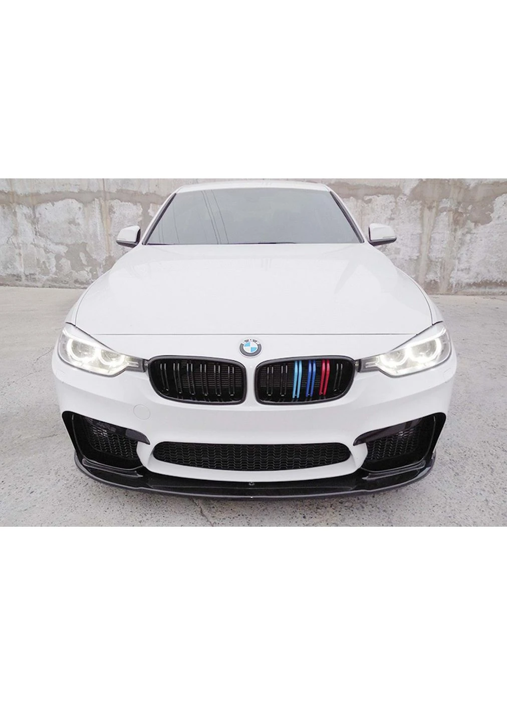 Передний Лип-спойлер DPT V-1 (Для, Глянец) для BMW 3 серия F30/F31 2012-2019 гг M3 (392212204)