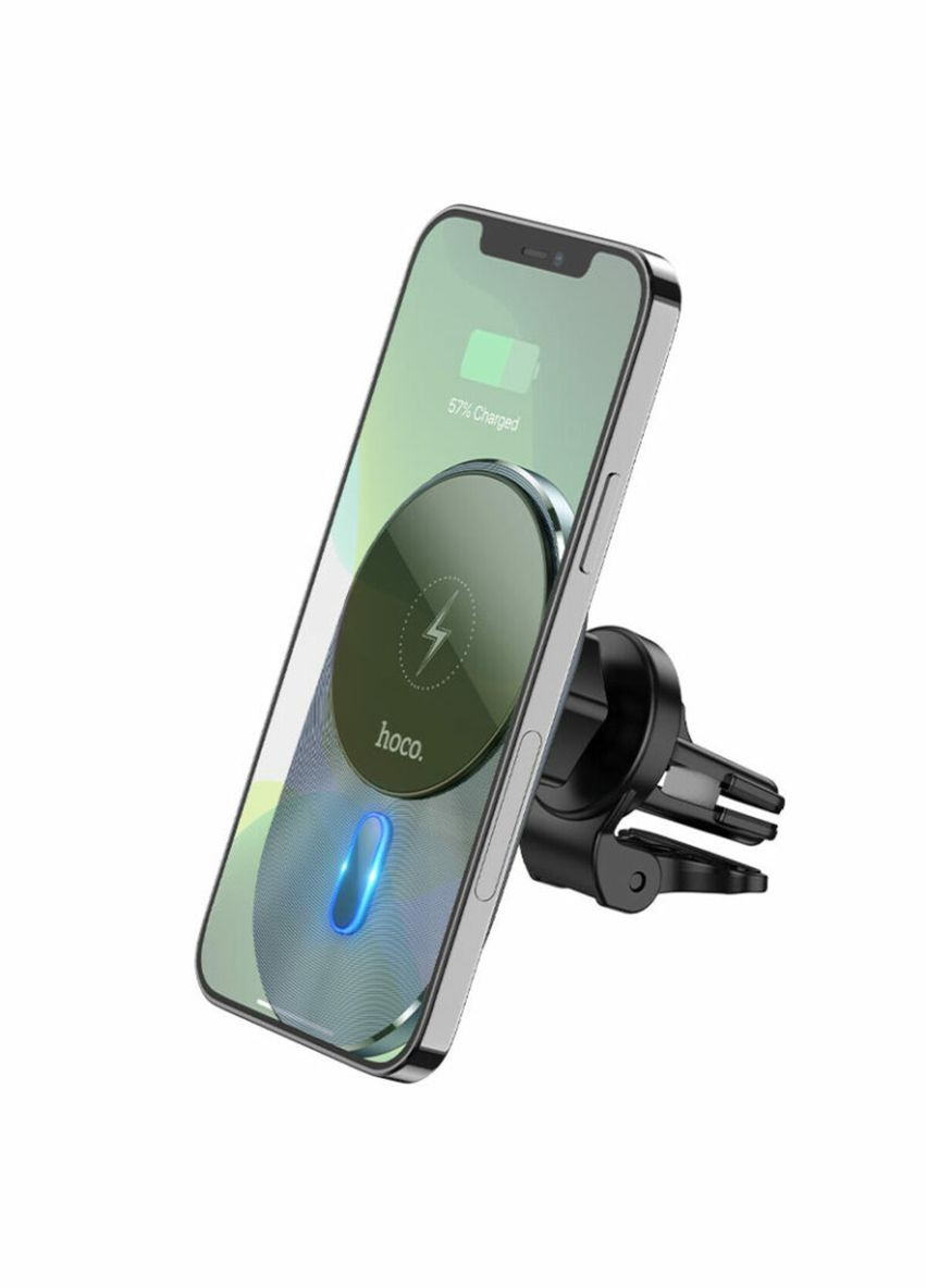Автотримач для телефона з БЗП magnetic wireless fast charging car holder Hoco CA91 Magic (347333025)