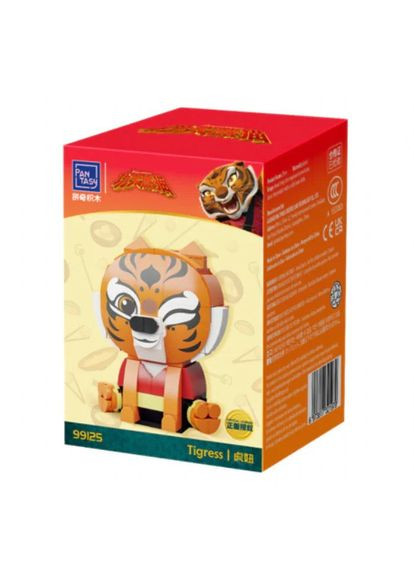 Конструктор Kung Fu Panda Сидячий малюк Тигриця 138 елементів (99125) Pantasy (370258598)