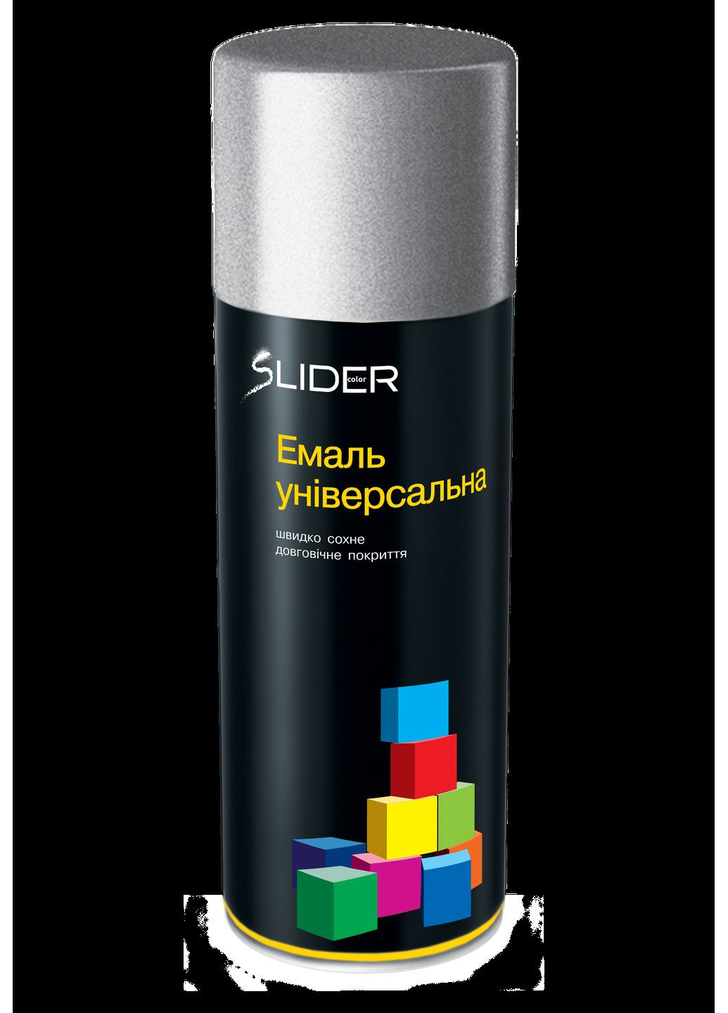 Емаль аерозольна RAL 9006 срібляста глянець 400 мл Slider (360881821)