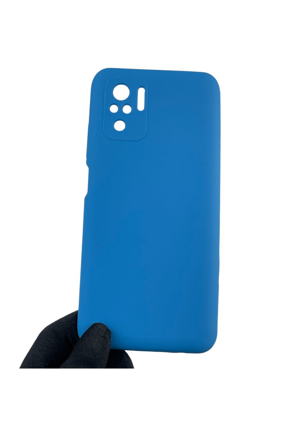 Чехол для POCO M5s силиконовый с микрофиброй нескользящий на сяоми поко м5с синий Xiaomi (366389695)