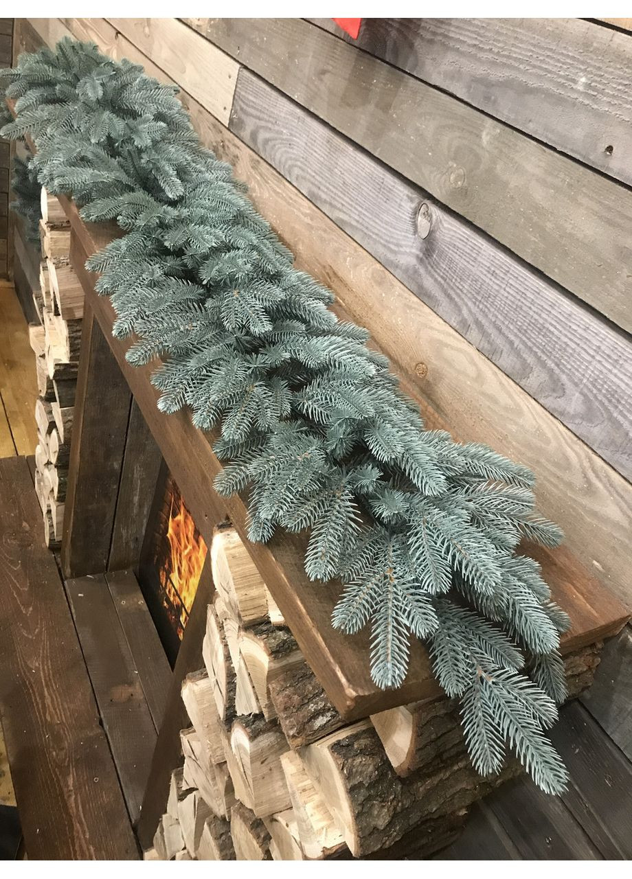 Гирлянда хвойная Traditional литая 2 м голубая HVOYA (366964117)