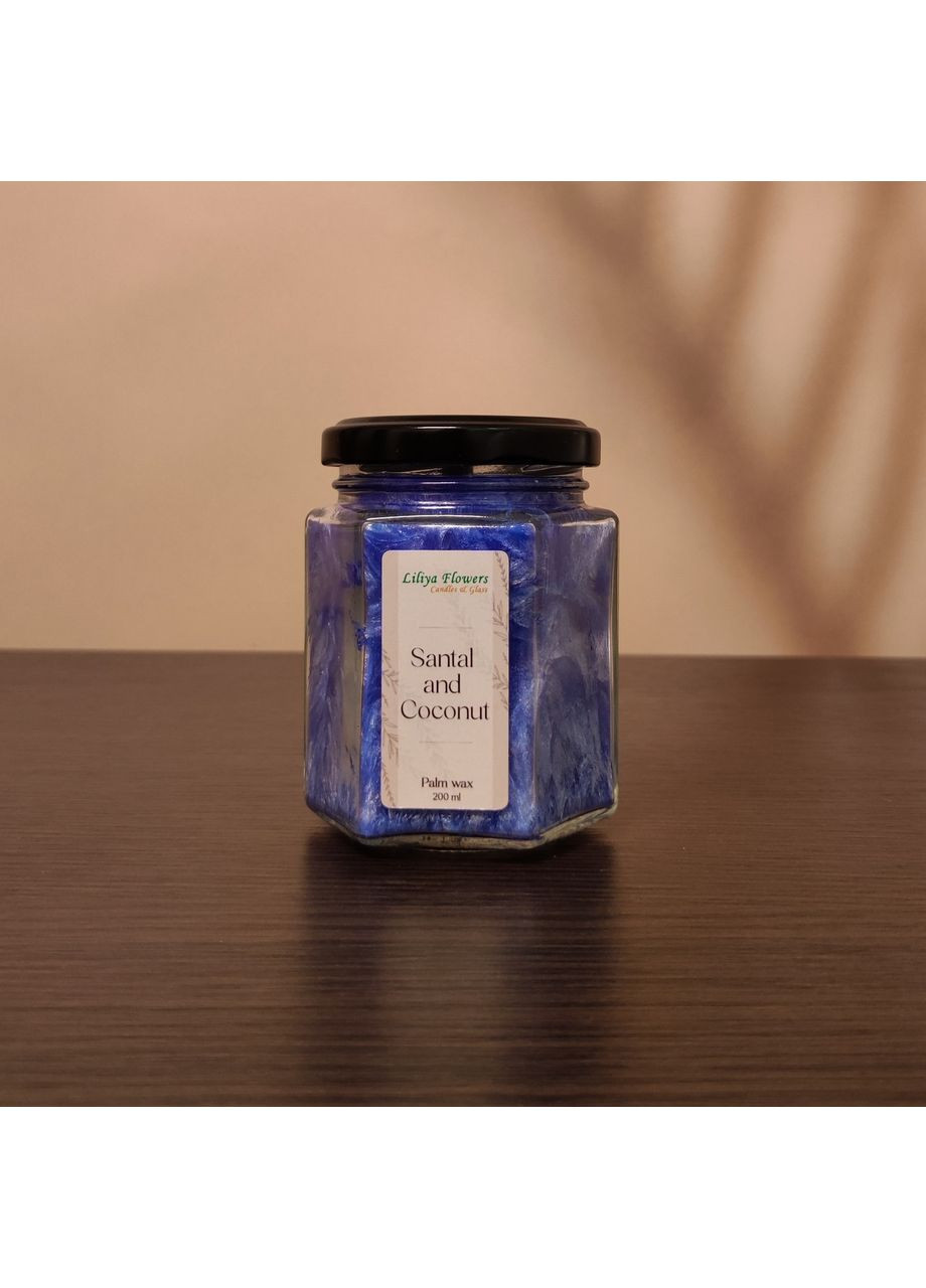 Свічка Santal and Coconut з ароматом Liliya Flowers (366026713)