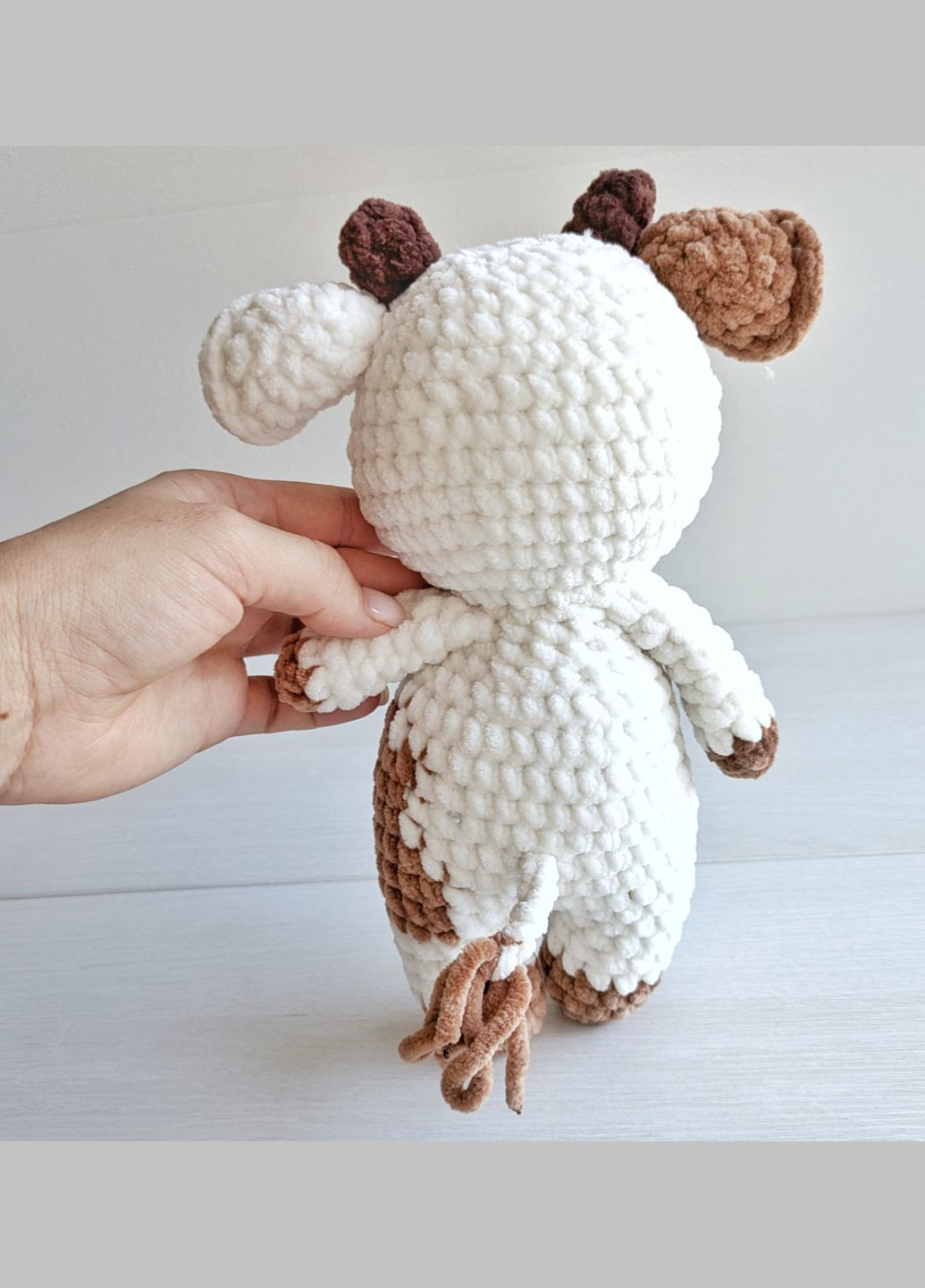 Набір для в'язання корівки (коричнева 23 см) Hand Made (316089587)