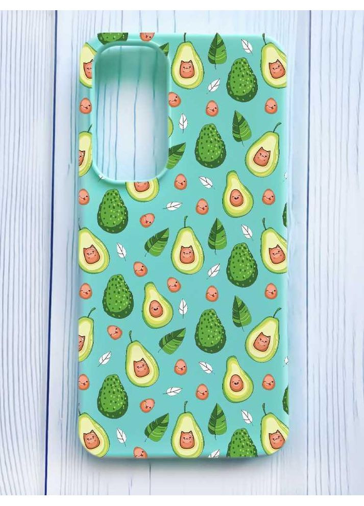 Матовый чехол на Samsung Galaxy S24 FE Авокадо с котиками (принт 301) Creative (360682886)