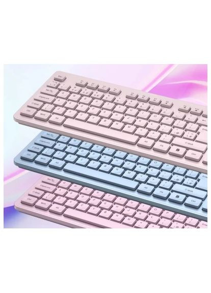 Клавиатура Canyon (CNS-HKBW01BG) VAG HKB-W01 Silent Wireless UA Beige (364630014)