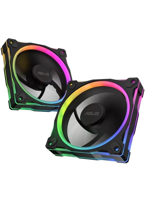 Набір корпусних кулерів Prime MR120 ARGB Reverse Black 3in1 (90DA00L0-B09020) Asus (384311011)