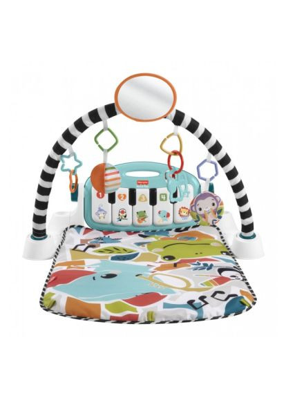 Дитячий килимок ігровий центр блакитний Натискай та грай з технологією Smart Stages (англ.) (HWY58) Fisher-Price ігровий центр блакитний Натискай та грай з техноло (369881237)