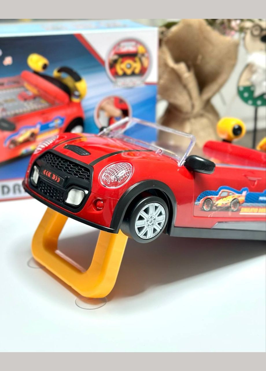 Іграшковий музичний Автотренажер 86066 Маленький водій, червоний, англійська озвучка Fun Game (327216736)