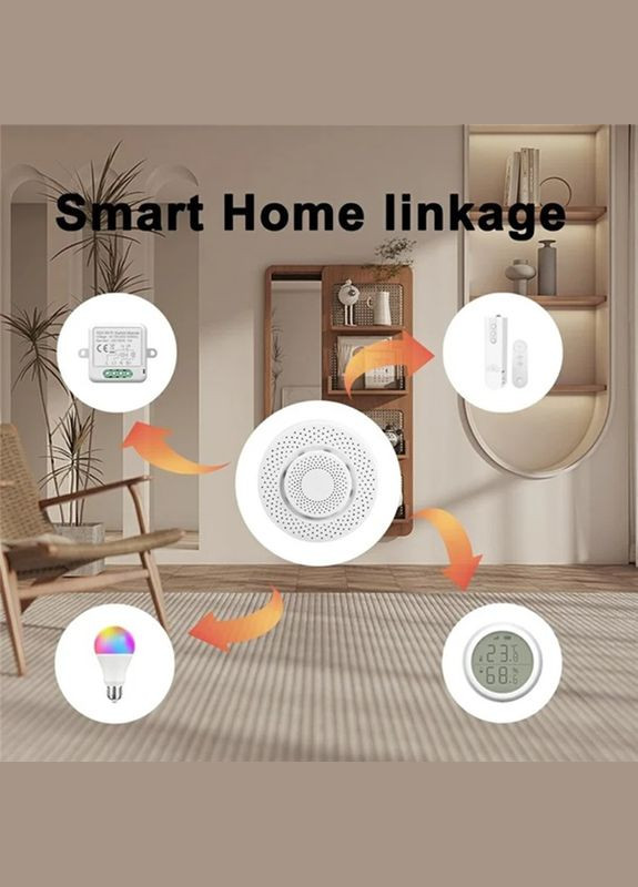 Wifi датчик аналізатор якості повітря за 5 параметрами Smart air box 01-Z, Tuya smart life app (101164) Smart Sensor (358501709)