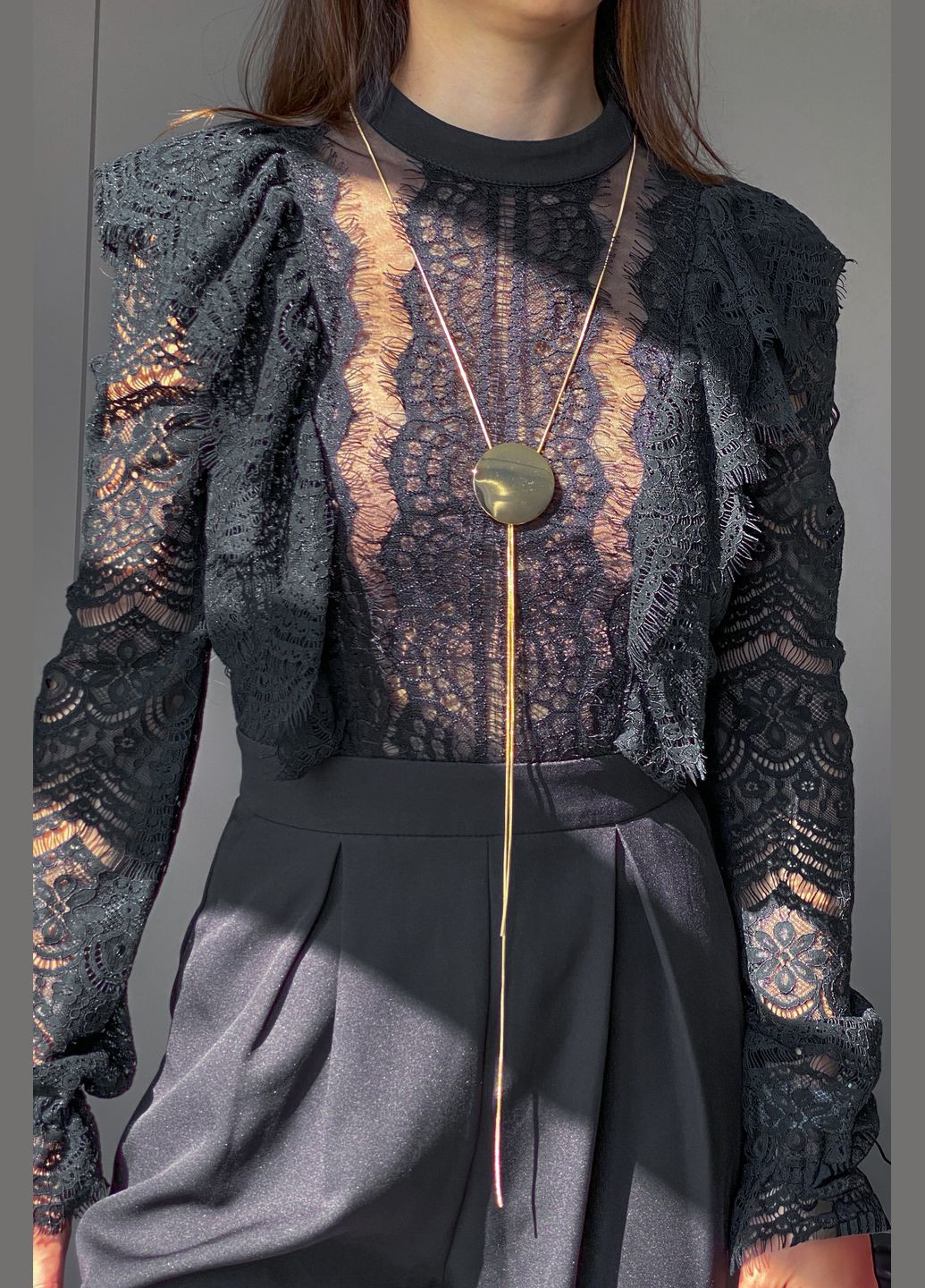 Кольє затяжка масивна CHICLY (340905181)