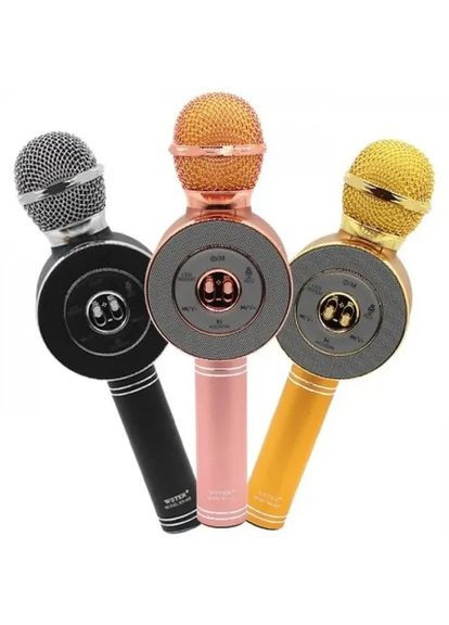 Караоке микрофон Wster WS-669 беспроводной микрофон с встроенным динамиком Digital (372114012)