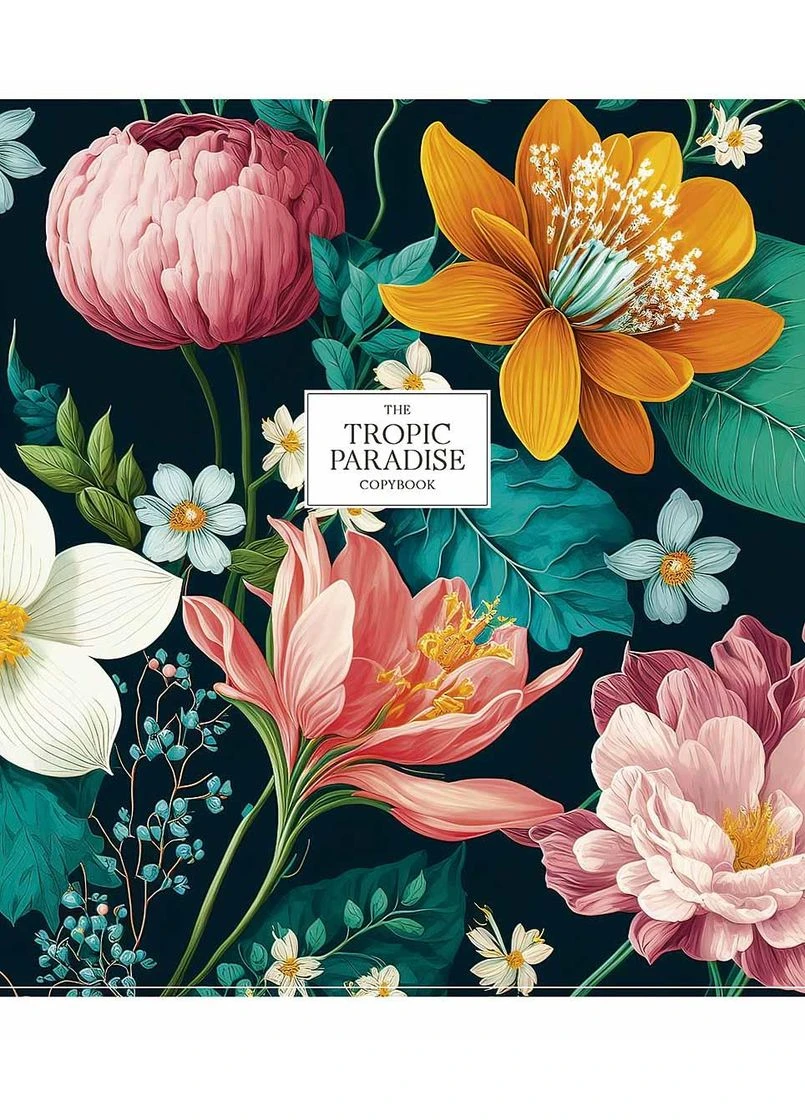 Тетрадь уч. " " 96л.# /3254K/ "Tropic paradise" УФ-лак (девочка) (5/50) Школярик (392424082)