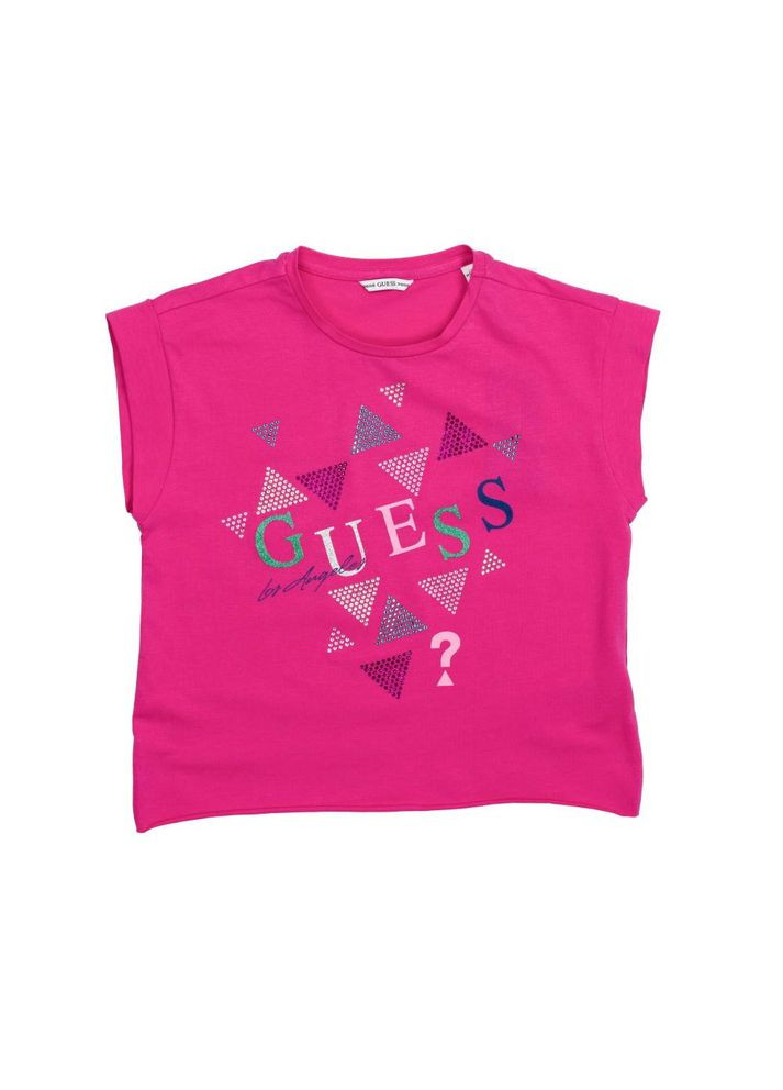 Розовая летняя футболка kids jelous pink j1gi05k6yw1 jlpk Guess