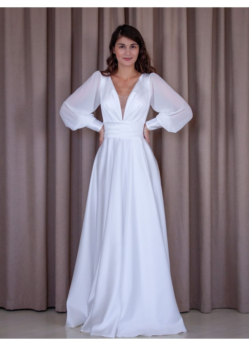 Білий вечірня плаття дзвін Lolita однотонна