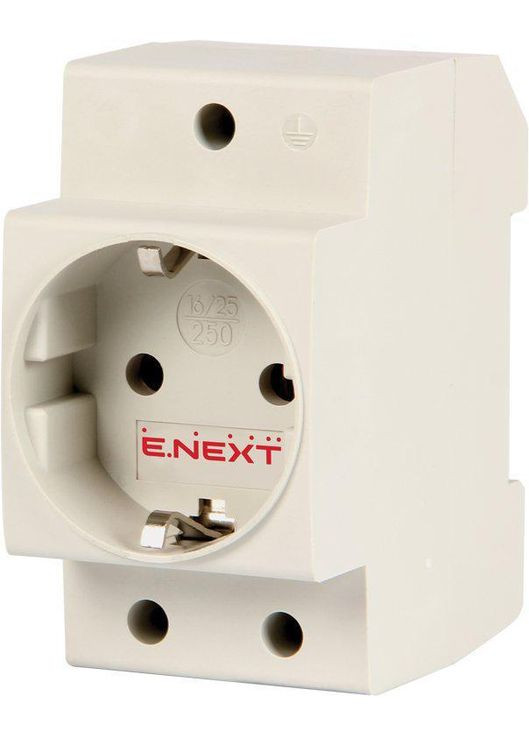 Розетка 16A на DIN-рейке e.socket.pro.din.tms, 230 B s004002 E.NEXT (346087526)