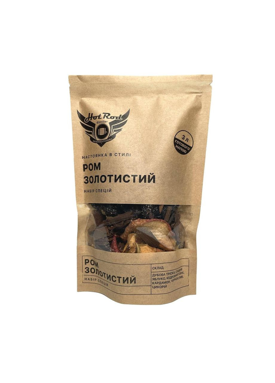 Набор специй для настойки Ром Золотистый на 3 л 107 г (S0153) Hot Rod Distiller (346484045)