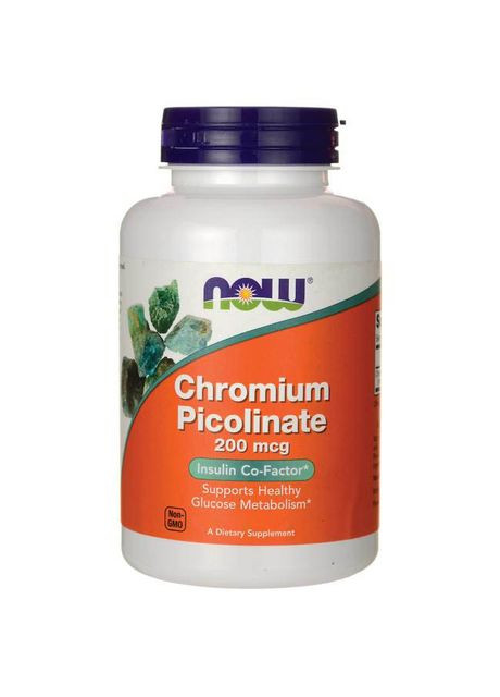 Витамины и минералы Chromium Picolinate, 100 вегакапсул Now (322294179)