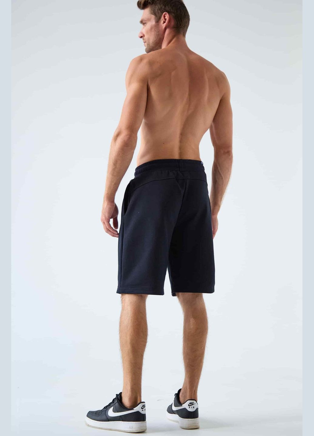 Чоловічі бавовняні шорти Naviale MH403-01 Houston blue (331756619)