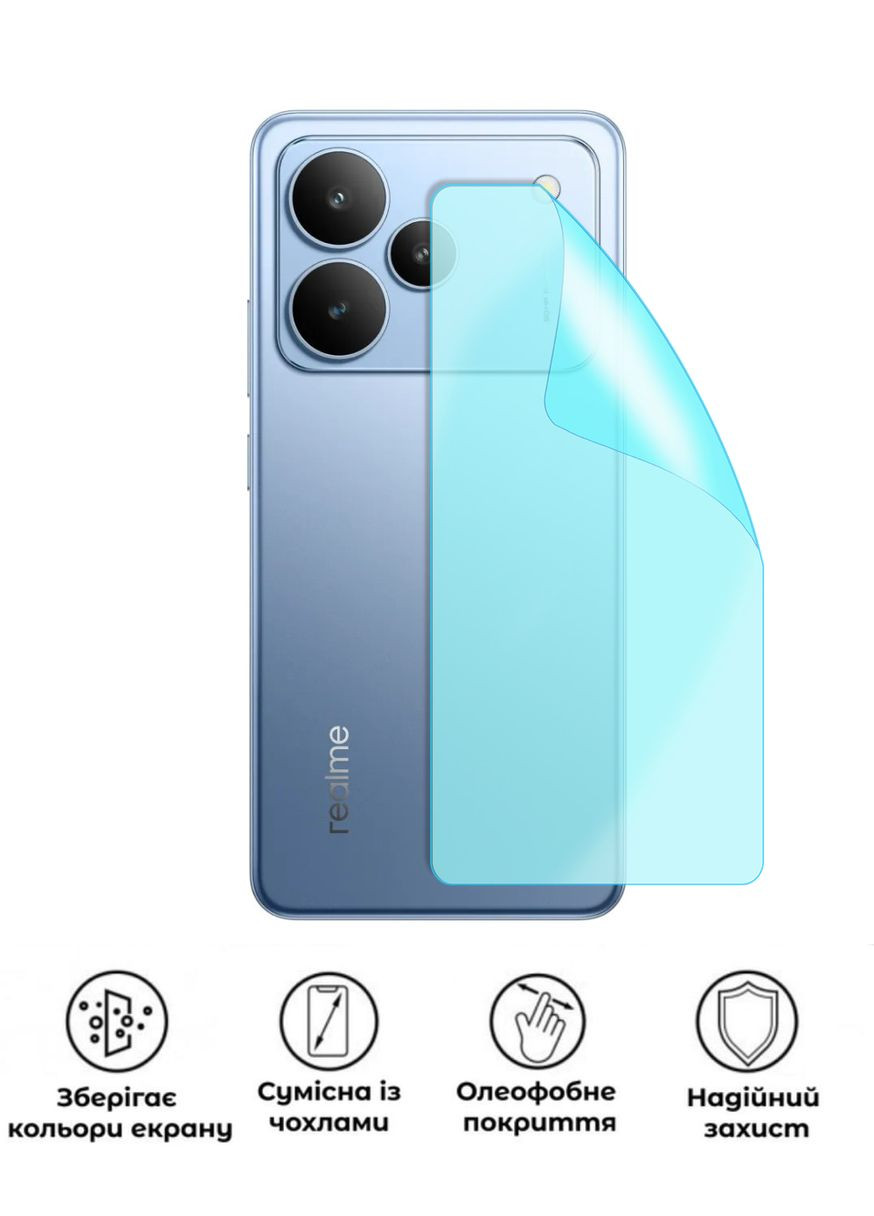 Защитная гидрогелевая матовая пленка Grade B на корпус смартфона Realme P4 5G No Brand (372181543)