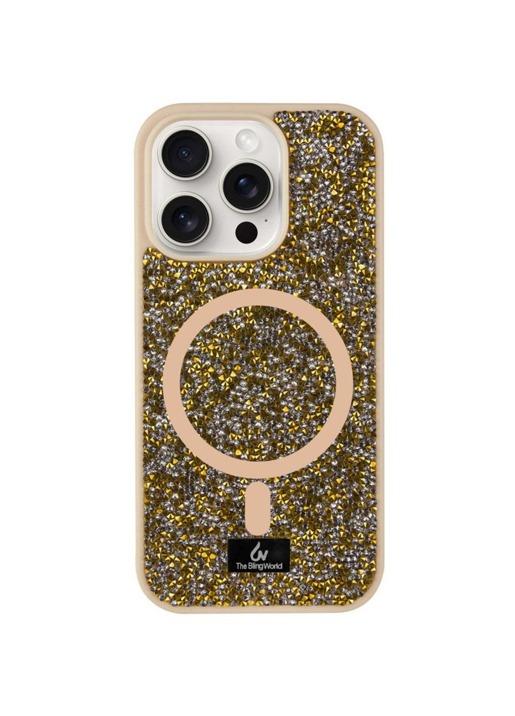 TPU чохол Rock Diamond with MagSafe для Apple iPhone 14 Pro (6.1") Bling World (315499496)