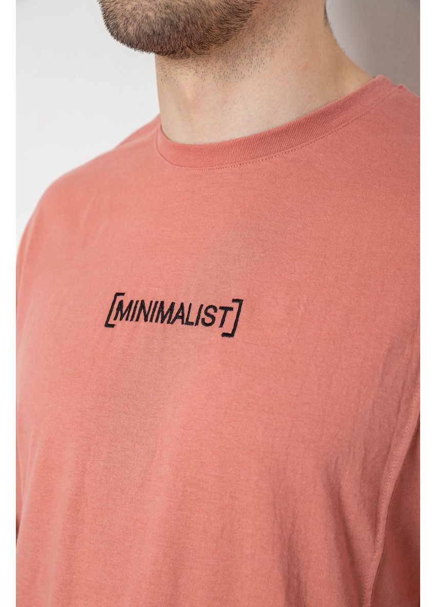 Комбинированная мужская футболка с принтом, 244r2126 Andi