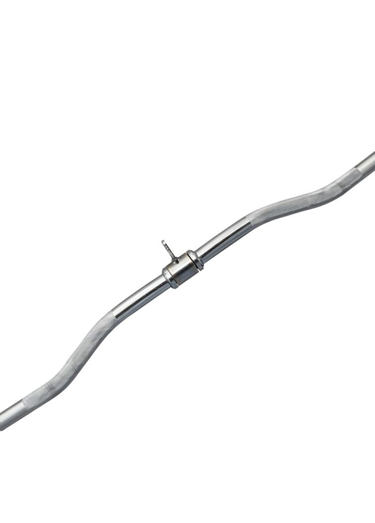 Ручка для верхней тяги 71см W подобна резиновым наконечникам, хром York Fitness (301865809)