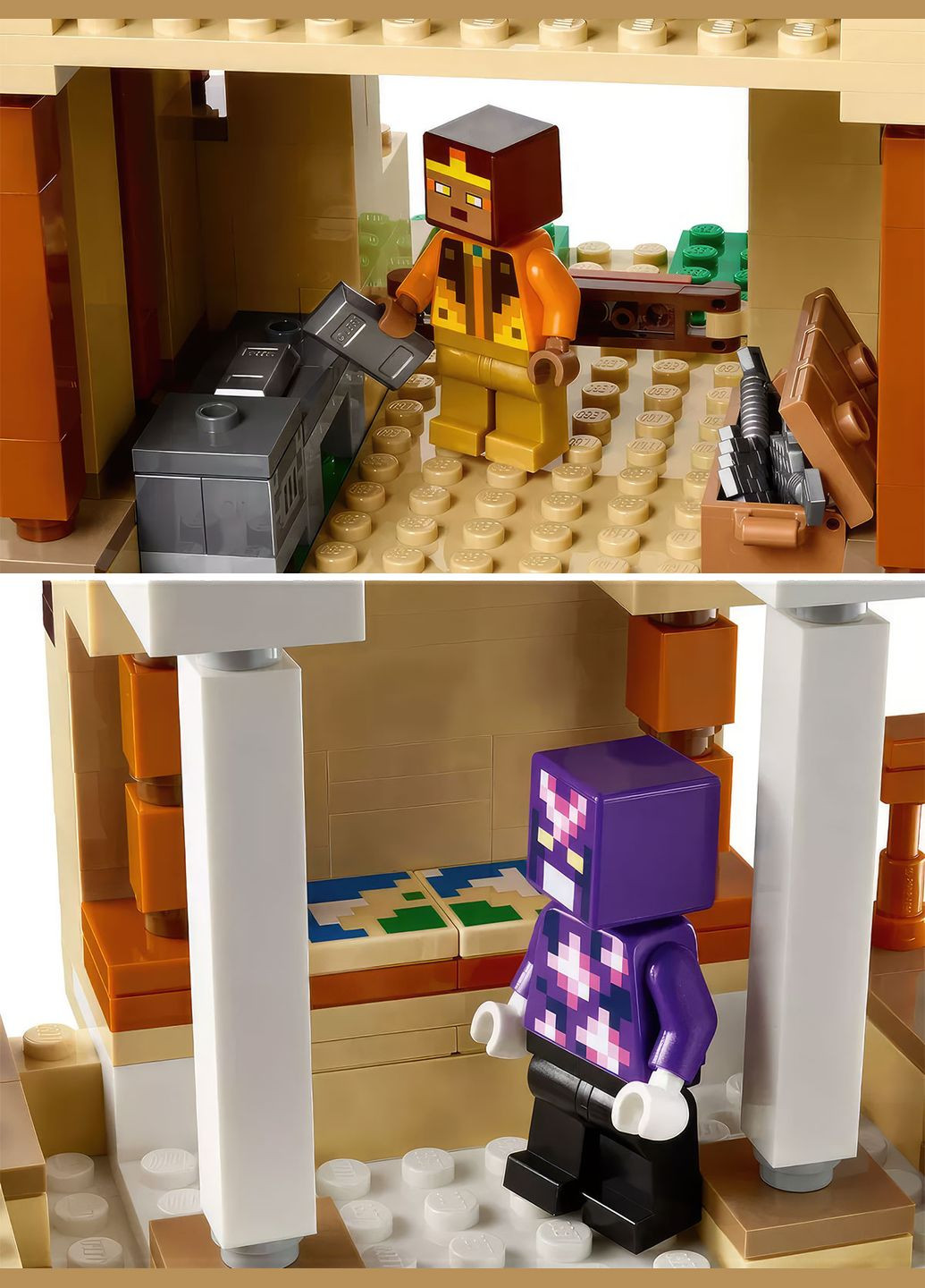 Конструктор Minecraft фортеця залізний голем 998 деталей 70947, Minecraft конструктор Залізний голем OnePro (279525517)