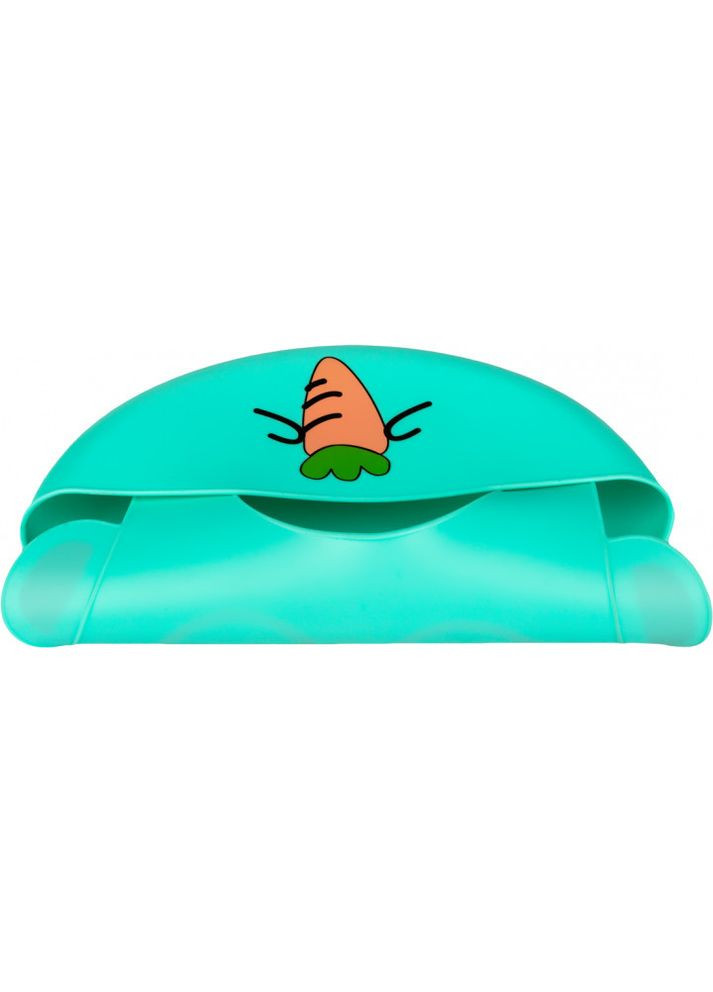 Слюнявчик силиконовый 0142 c карманом Мятный 2Life (328262573)