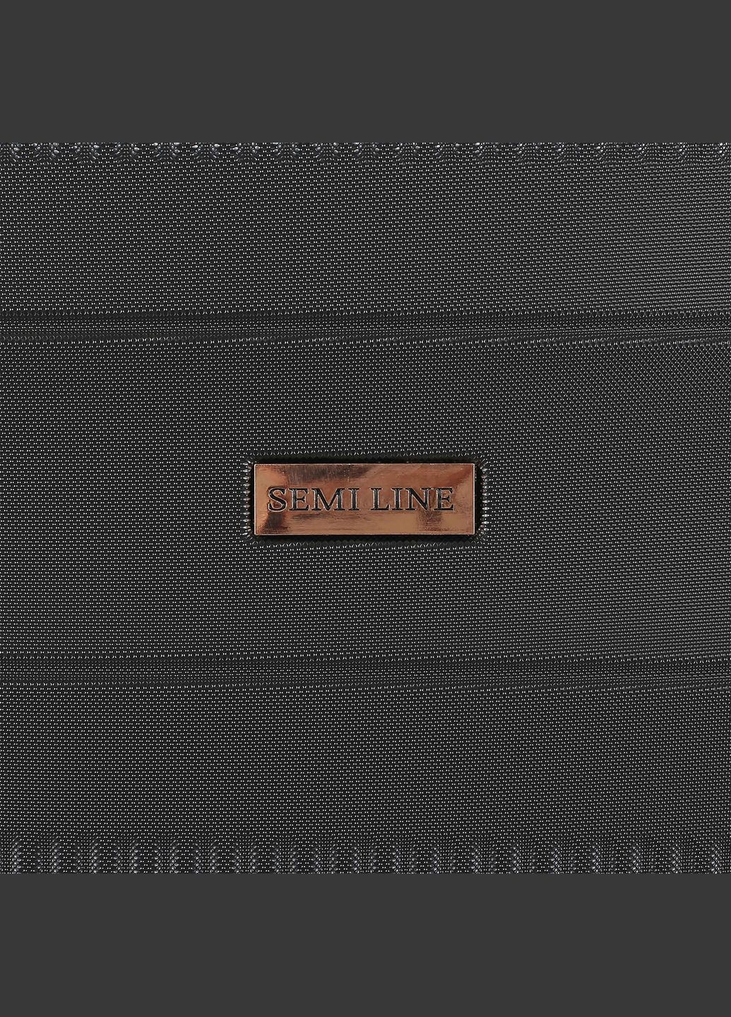 Валіза середня 24" (M) ABS-Plastic Black (T5787-2) Semi Line (315593539)