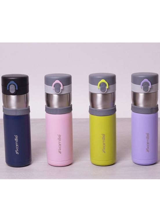 Термос Perfection 400мл нержавіюча сталь для напоїв спортивний термос із вакуумною ізоляцією Kamille (368988556)