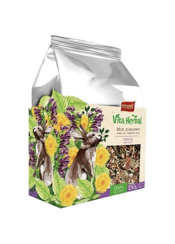 Vita Herbal трав'яна суміш для кроликів, 150 г. Vitapol (276973599)