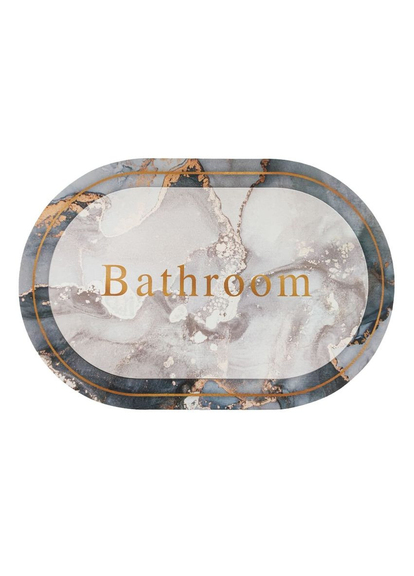 Вологопоглинаючий килимок мармур "Bathroom" 38*58CM*3MM (D) SW-00001569 Sticker Wall (292564631)