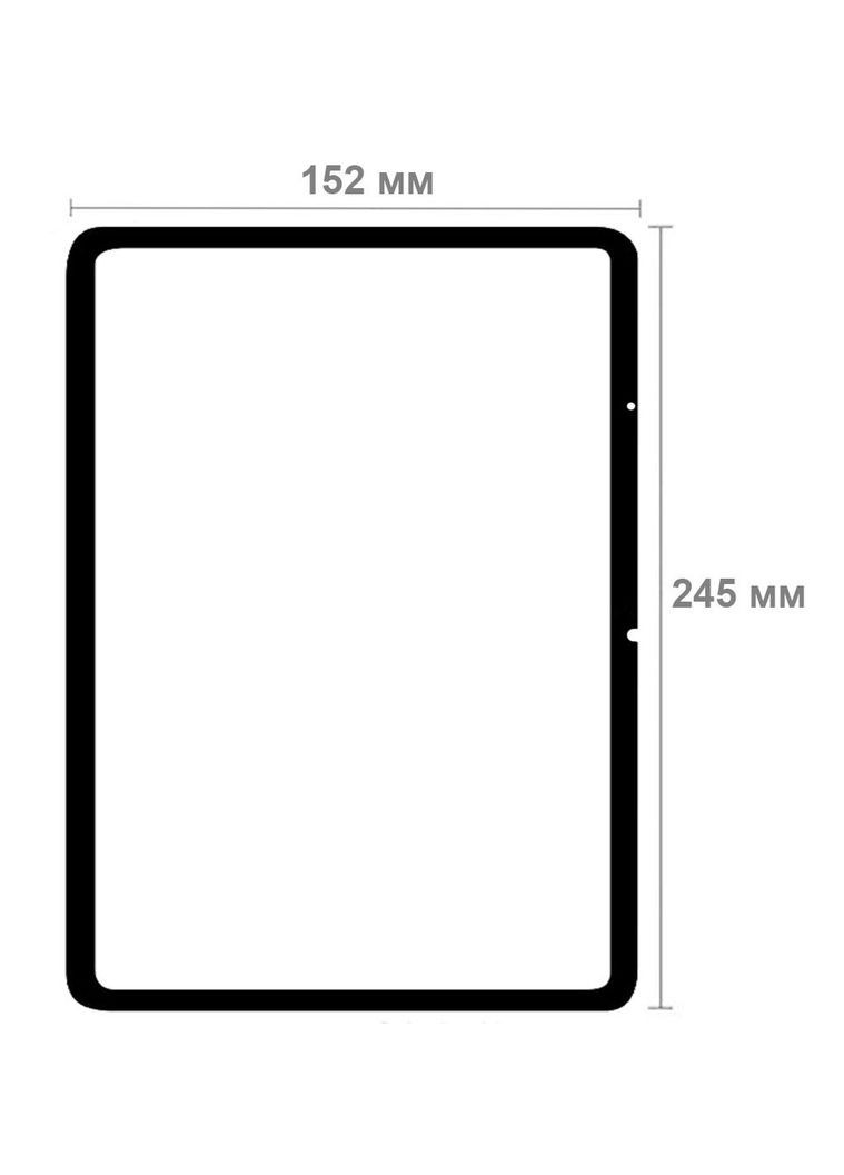 Защитное стекло 10D для планшета Xiaomi Redmi Pad 10.61" Black BeCover (280931865)