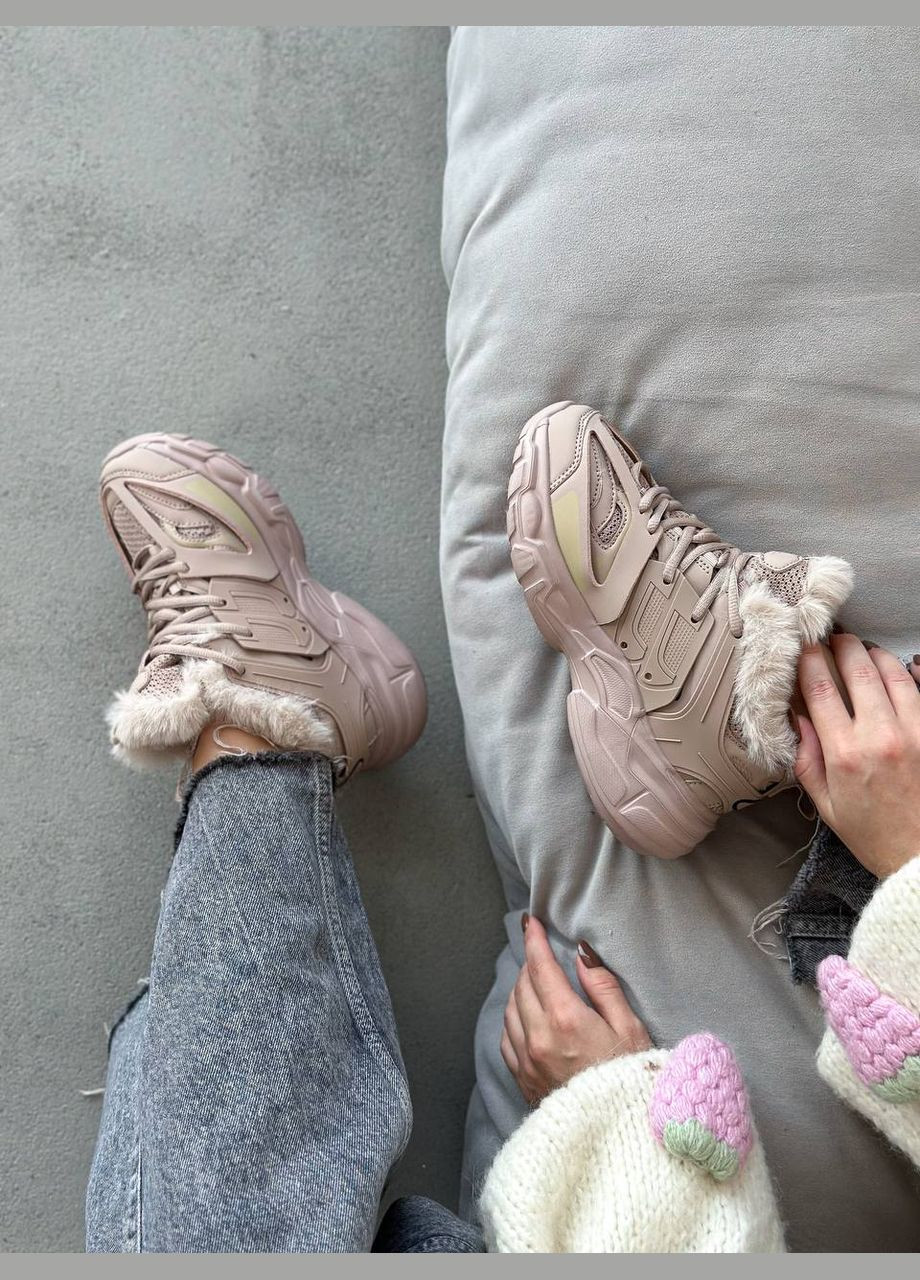 Кроссовки Vakko бежевые зима (315697640)