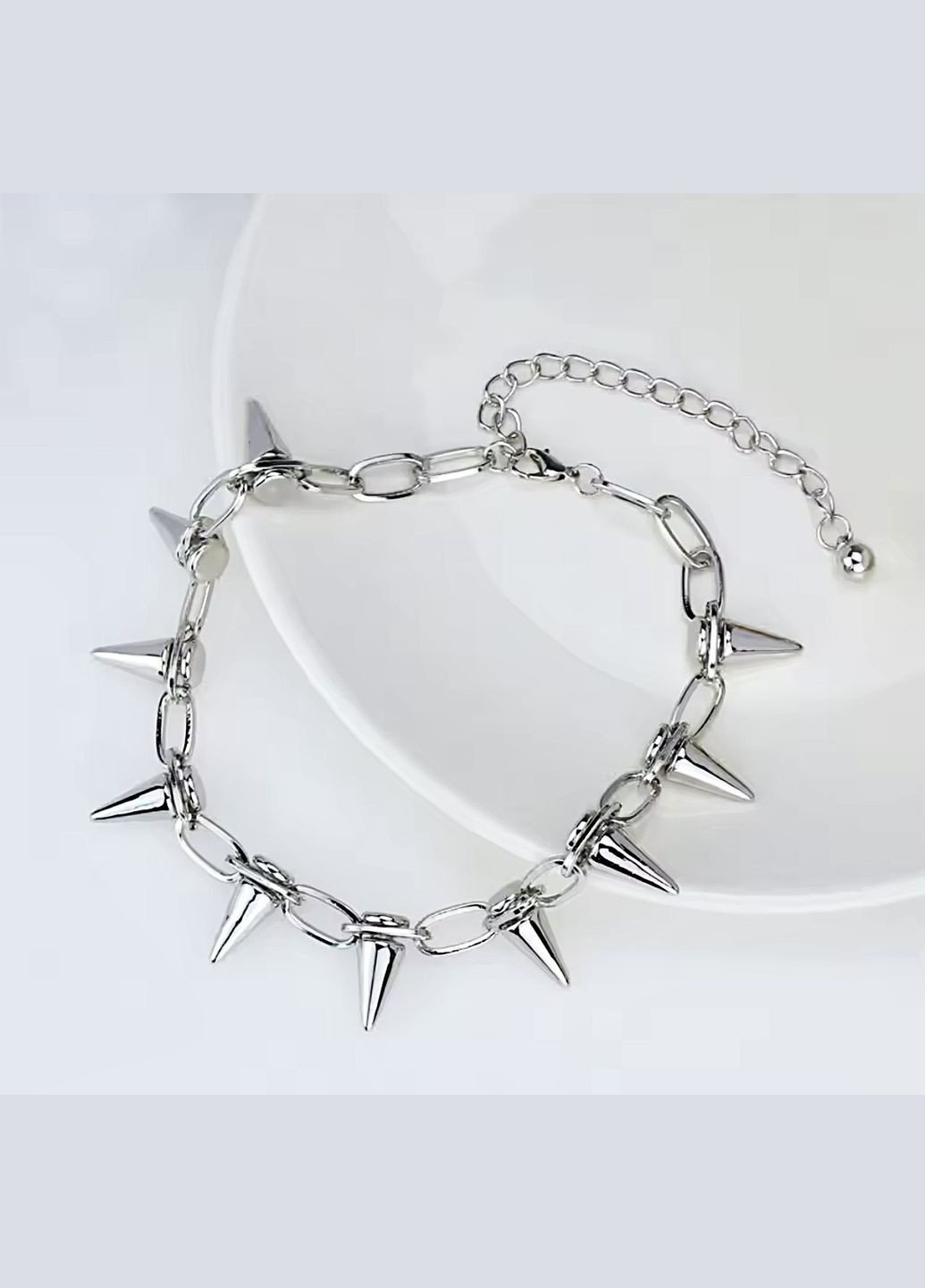 Чокер цепочка на шею "Шипы" (Браслет, 3 в 1) Унисекс No Brand (320777085)