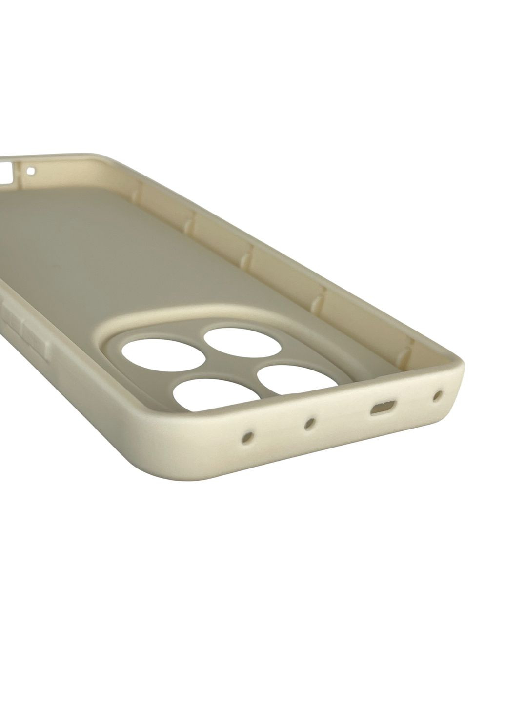 Чехол силиконовый Soft Touch для Redmi Note 14 Pro 5G молочный (Полная защита камеры) Xiaomi (366388828)