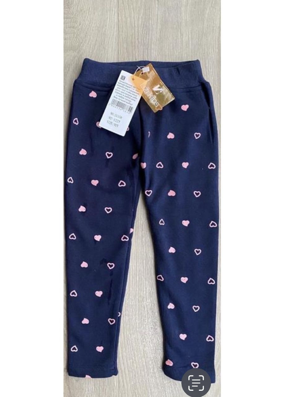 Детские теплые лосины на девочку зима утепленные велюром 92-104 Lizi Kids No Brand (369735421)