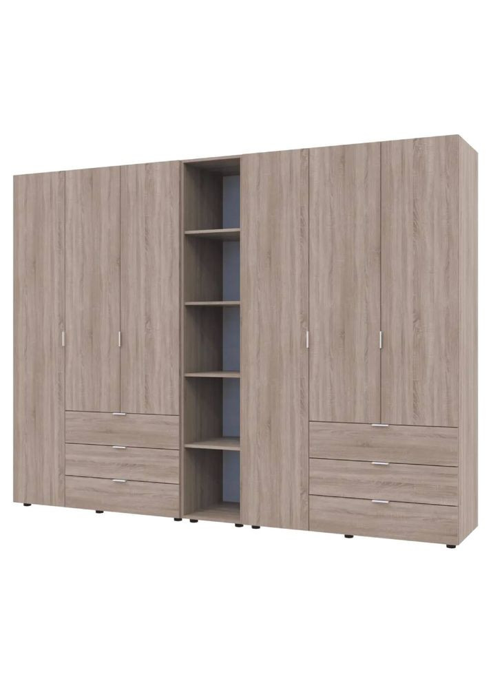 Комплект шаф для одягу Гелар (3 шт.) 270,6х49,5х203,4 см (DRS-011162) Doros (361998820)