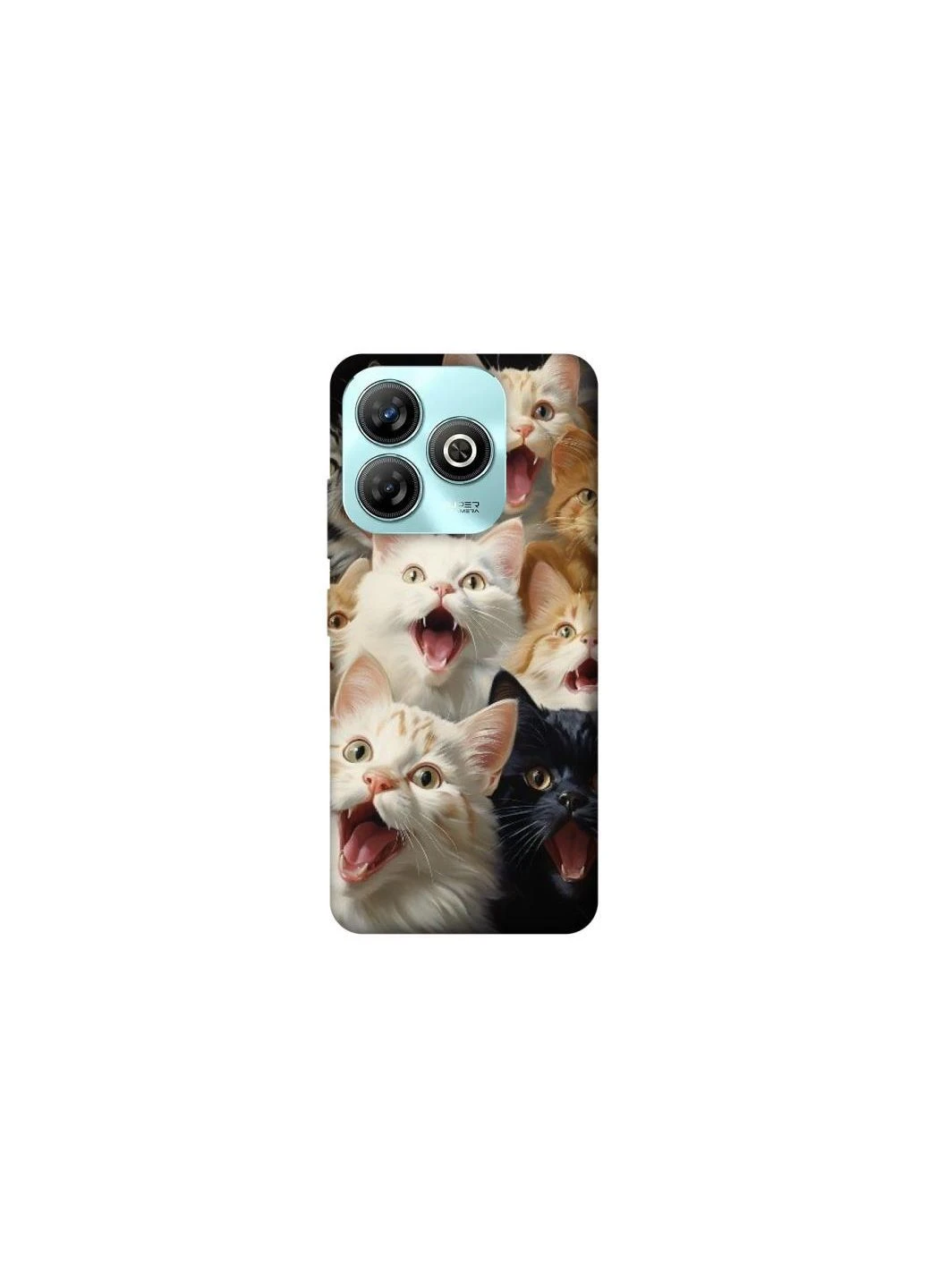 Чохол на ZTE Blade A75 4G Коти Frontalka (379343315)