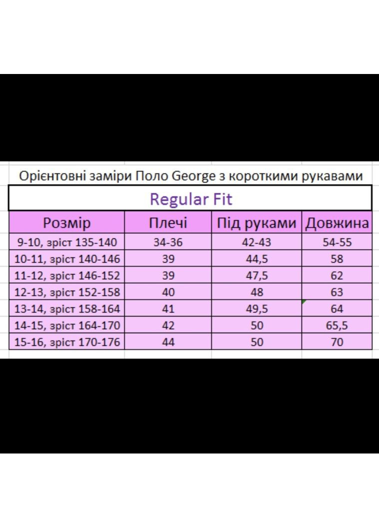 Футболки-поло з коротким рукавом для хлопчика (упаковка 2 шт.) George Regular Fit (361269623)