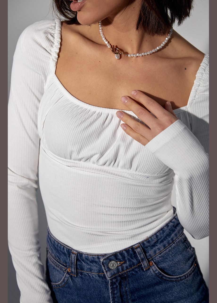 Трикотажна кофта з відрізним ліфом 4088 Lurex (280910485)