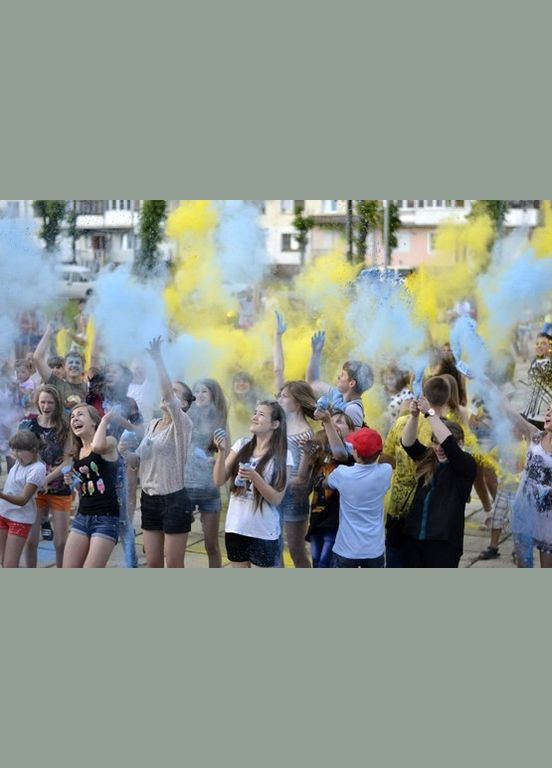 Голубая Краска Холи Гулал, 1 кг, сухая порошковая краска для фестивалей, флешмобов, фотосессий, на вес от 1 кг No Brand (332785778)