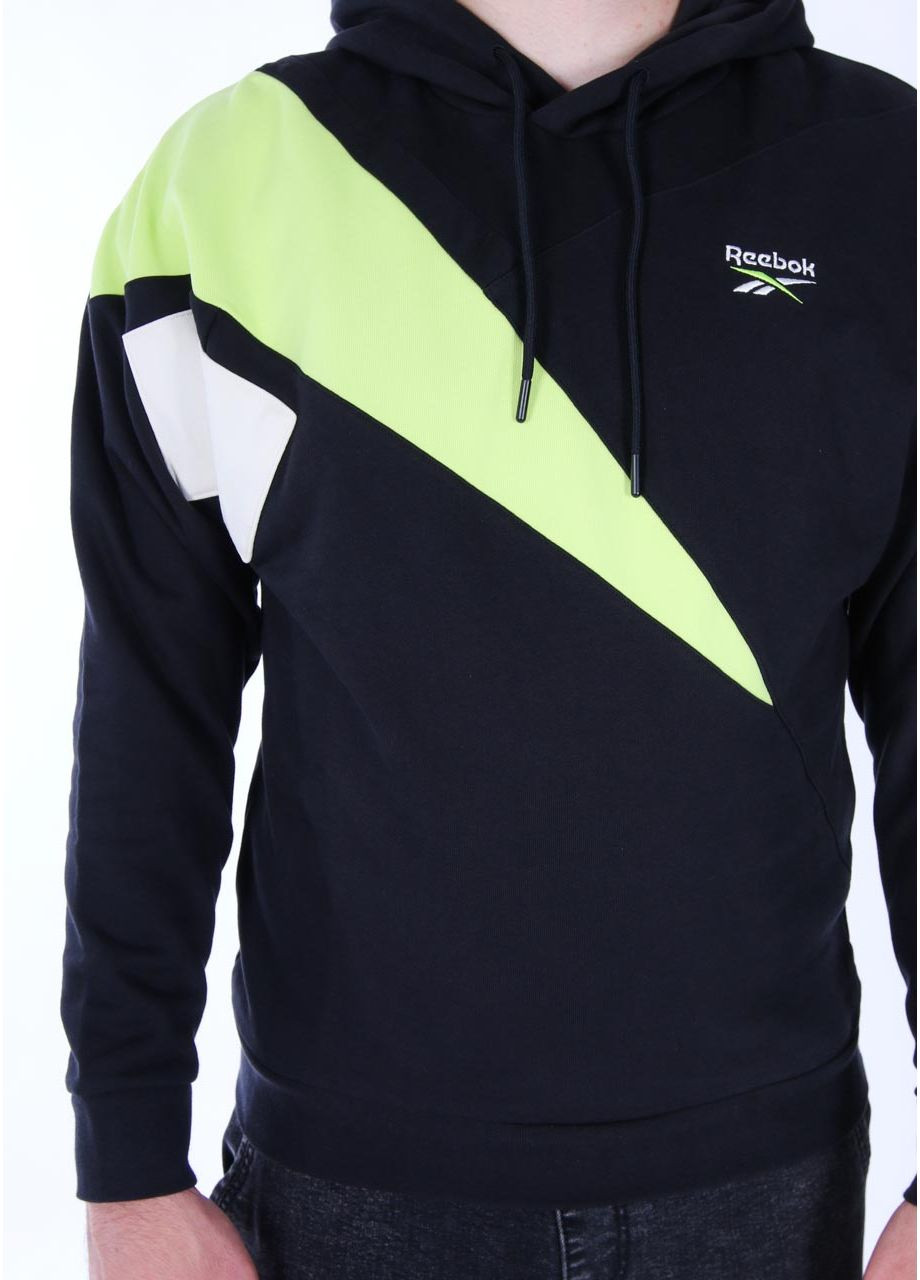 Одяг чоловічий худі 020425 ОВ чорний комб. GP4784 США L(р) Reebok (371885214)
