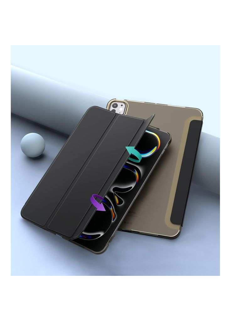 Чехол для планшета Tri Fold Hard Apple iPad Pro 11" M4 2024 Black (711726) BeCover (343249031)
