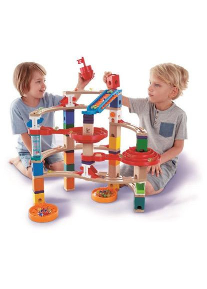 Конструктор лабиринт Quadrilla Спирали 129 элементов (E6024) Hape лабіринт Quadrilla Спіралі 129 елементів (368471455)